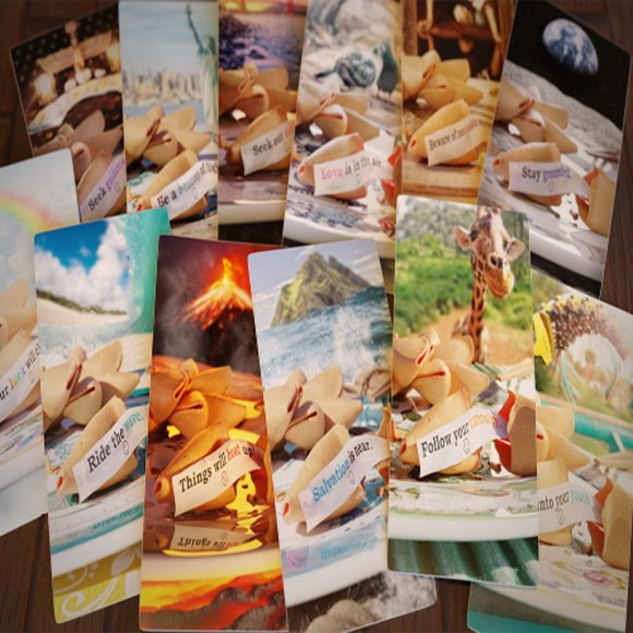 Fortune Cookie Oracle Deck | Spiritual Support | Predictions | 73 Cards | NEW - Picture 10 of 10